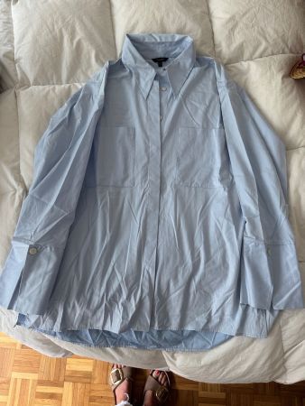 Chemise bleu clair Massimo Dutti taille M, parfait l’été