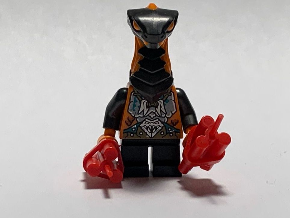 Lego Figuren: Lego Ninjago Python Dynamite Figur – Gebraucht aus Paspels von