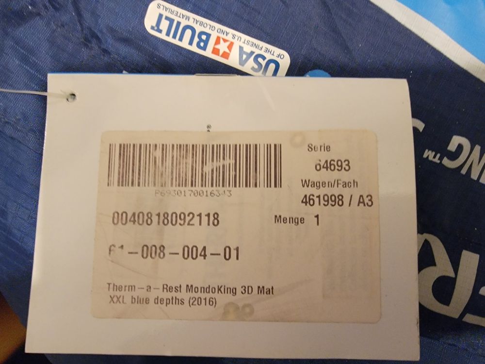 ThermaRest Mondoking XXL Sleeping Pad Luxus Isomatte Kaufen auf Ricardo