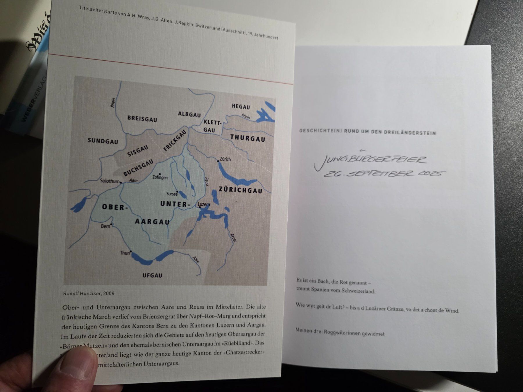 Libri: Geschichte(n) rund um den Dreiländerstein - 2017 – Usato da Walterswil BE venduto da Lonitti 2