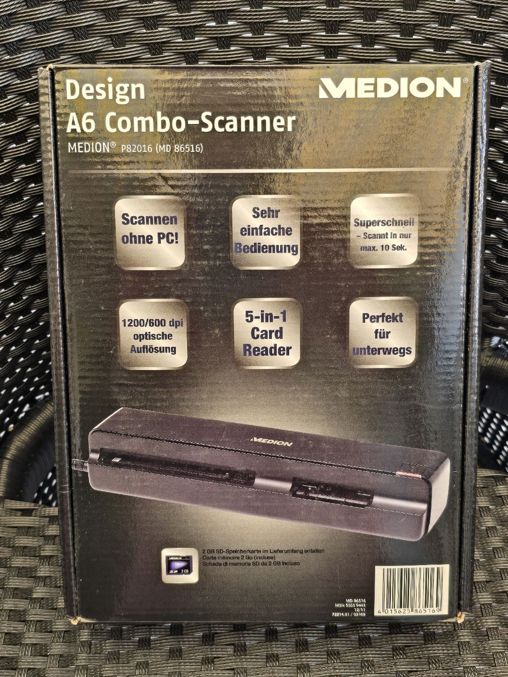 Scanner: Medion A6 Combo Scanner PD82016 neuwertig – Gebraucht aus Walkringen von Vanuca