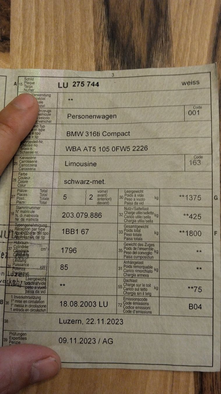 BMW Automobili: BMW 316Ti Compact – Usato da Wilihof venduto da blu_7lg2 9