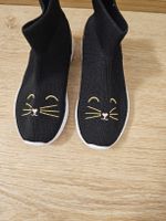 Süsse Mädchen Sneakers Katzenmotiv Gr. 26