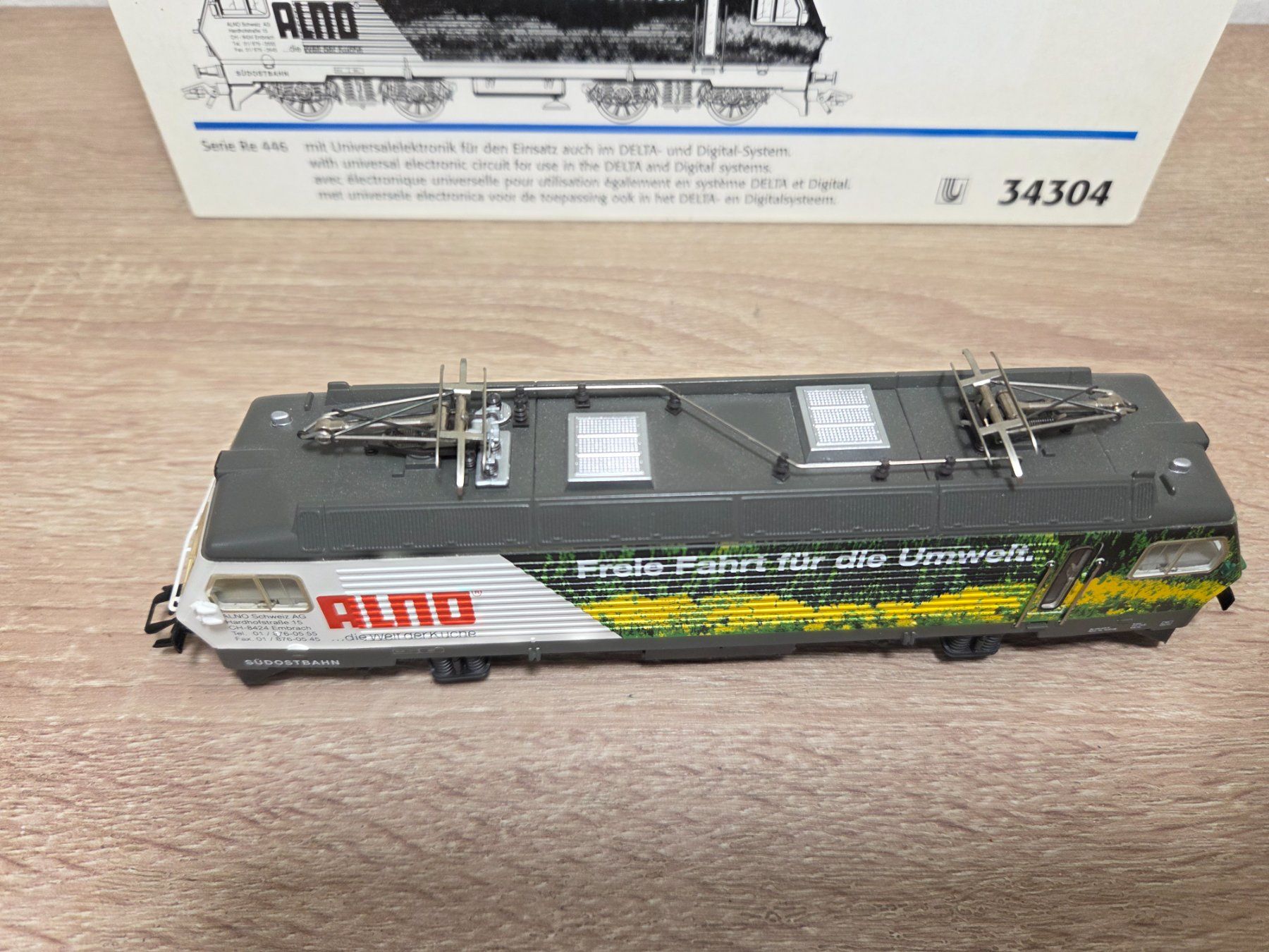 Märklin Modellini di ferrovie: Märklin 34304 E-Lok Re 446 SBB H0 – Usato da St-Aubin-Sauges venduto da Lo_Go 4