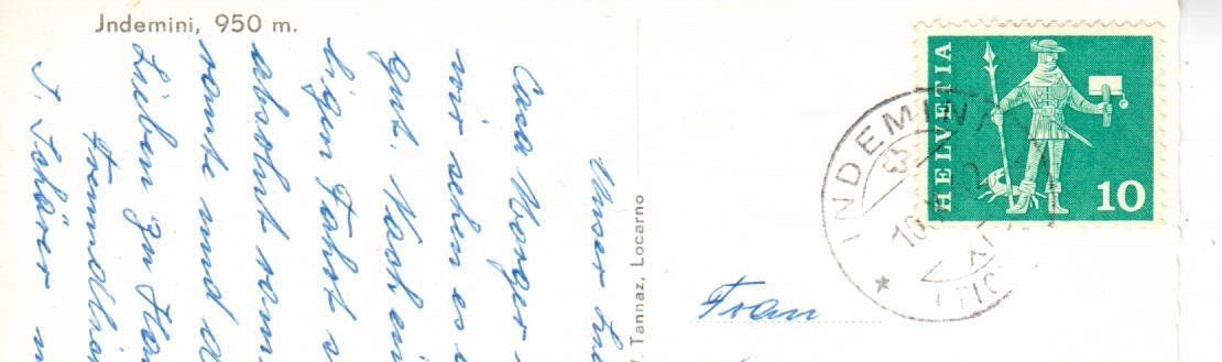 Cartes postales: Indemini – D'occasion à Wolhusen par Curver9 1