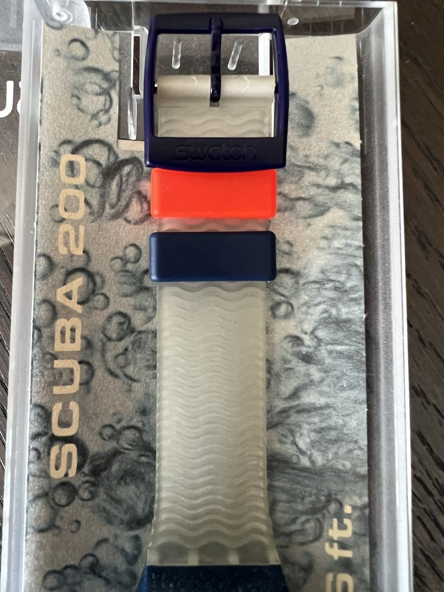 Swatch Orologi: Swatch Scuba 200 (SDN107) Silver Trace – Nuovo e nell'imballaggio originale da Künten venduto da Spike17 2