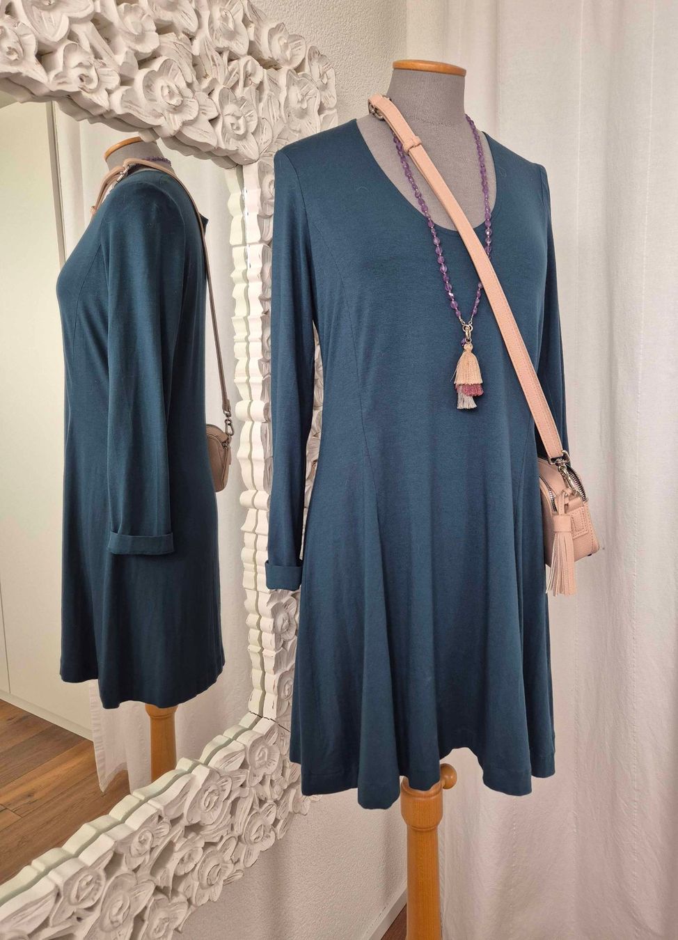 Kleider: NEUES DESIGNER KLEID PETROL Gr.S passt zu NILE, ODD MOLLY – Neu (gemäss Beschreibung) aus Algetshausen von Engel-99 1