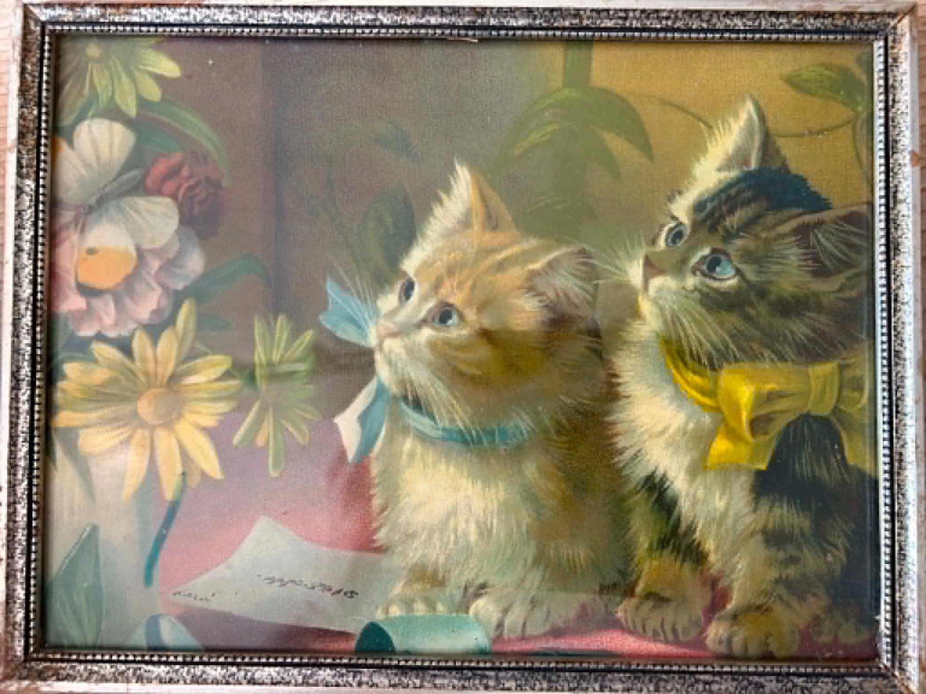 Dipinti: Katzenbild, vermutlich Mitte 20. Jahrhundert – Usato da Bern venduto da Flo_Brunner