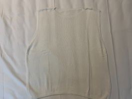 Damen T-Shirt ärmellos Farbe weiss Grösse L