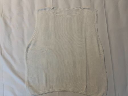 Damen T-Shirt ärmellos Farbe weiss Grösse L