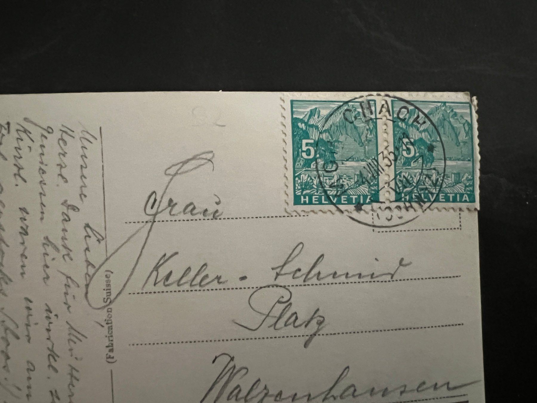 Ansichtskarten: AK   1935 Morschach   (G3275) – Gebraucht aus Hinwil von Sidi4 1
