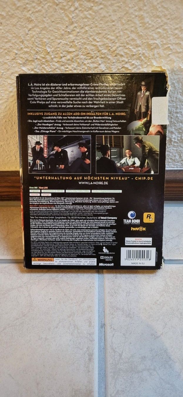 Microsoft Spiele: Xbox 360 Spiel - L.A. Noire The Complete Edition – Gebraucht aus Münsingen von Heroism2010 1