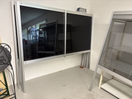 7 Plexiglas Trennwände für Messen , Ausstellungen usw