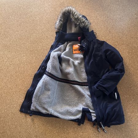 Superdry The Windparka dunkelblau  Grösse M
