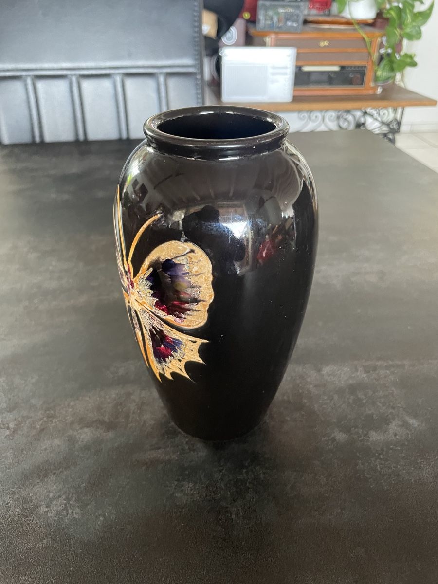 Vasen & Gefässe: Vase Papillon Vintage Céramique Scheurich – Gebraucht aus Vallamand von Bricbracbroc82 3