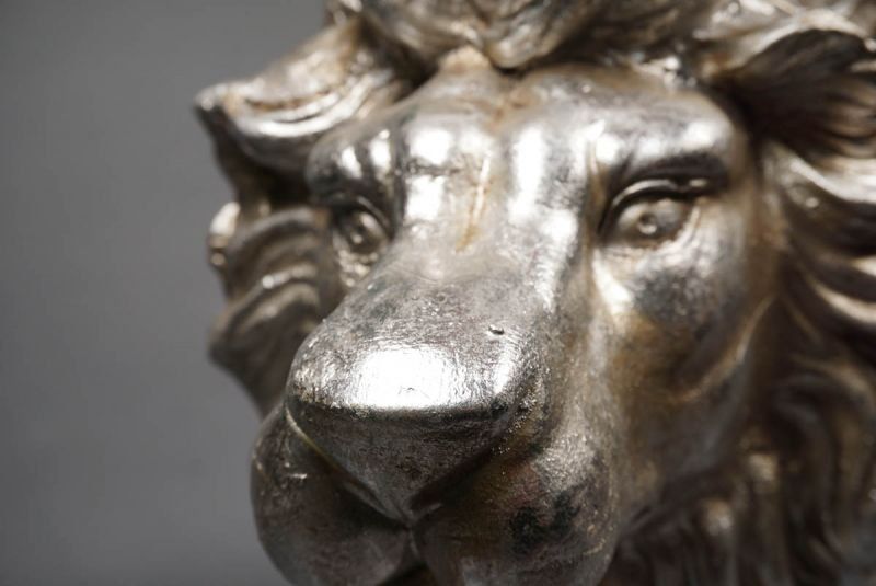 Skulpturen & Statuen: Löwe Silber Gross – Neu und originalverpackt aus Schaffhausen von AtelierPudesco 4