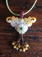 Halskette Anhänger Jade Orient aus Boutique in London 90er J