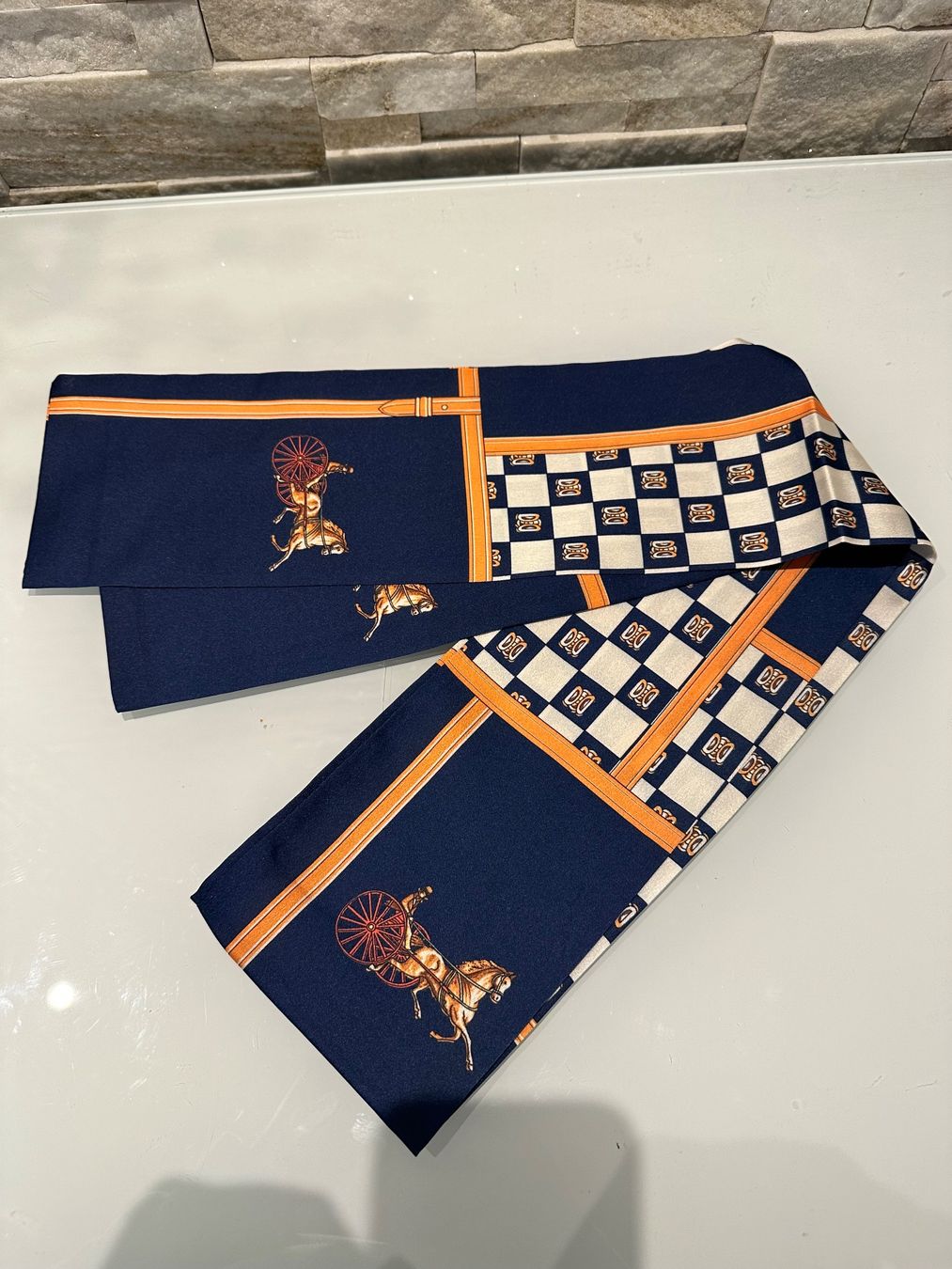 Foulard & Sciarpe: Lässiges Twilly – Nuovo e nell'imballaggio originale da Hittnau venduto da LuxAndMore 1
