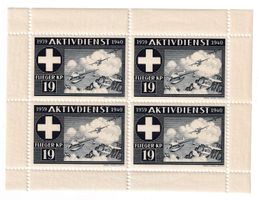 Soldaten Flieger Block** 1940 und 6 Soldatenkarten vor 1930