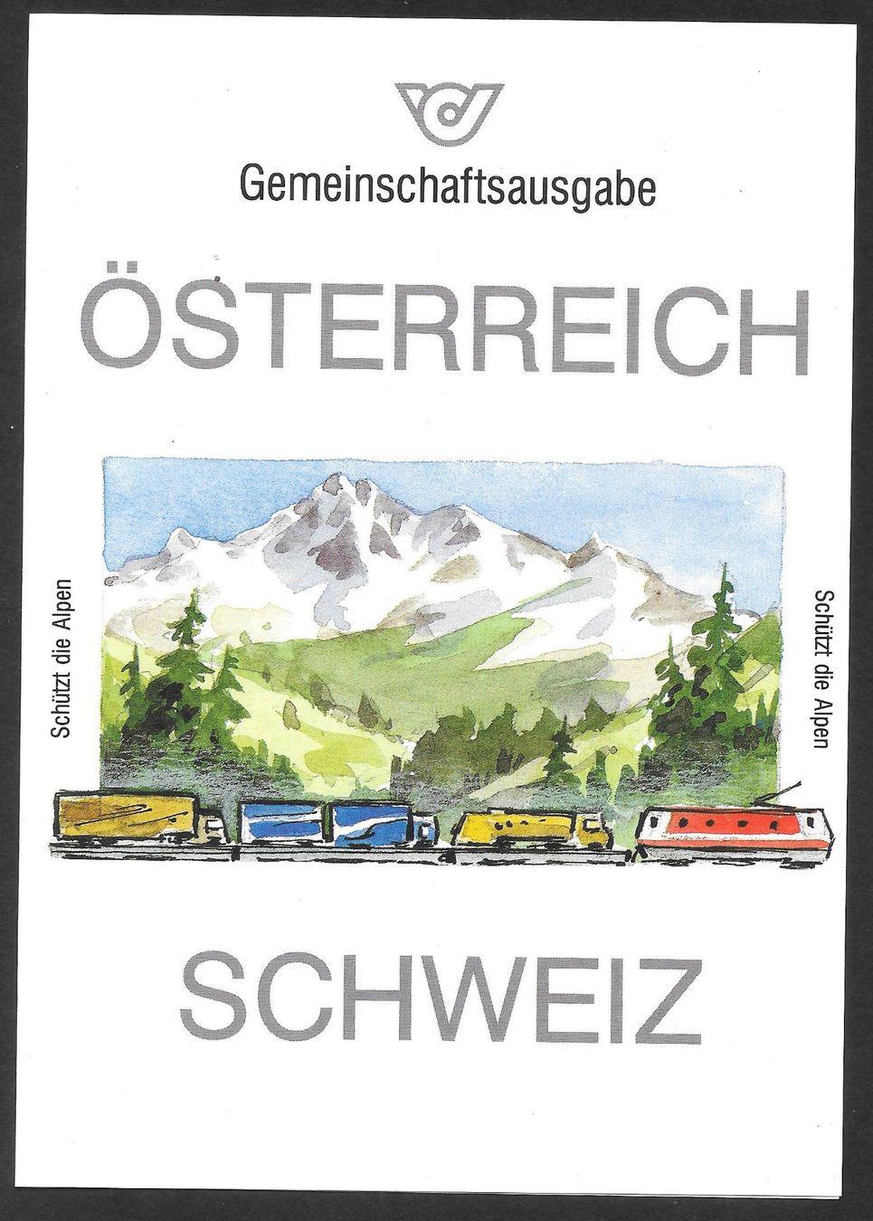 Tous les timbres: Folder Gemeinschaftsausgabe CH - Österreich ET 22.5.1992 – Neuf (Voir description) à Olten par clotaldi