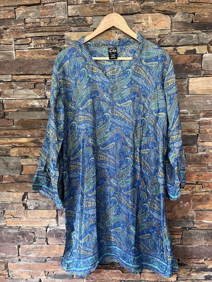 Camicette: Tunika/Bluse blau mir Muster – Usato da Winkel venduto da Mandarinchen9