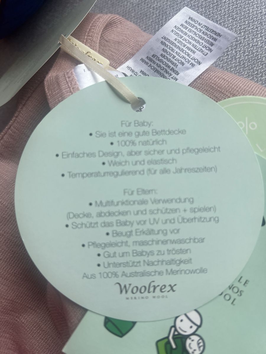 Coperte: Hochwertig Woolrex decke neu  – Nuovo e nell'imballaggio originale da Triesen venduto da Yellow1818 2