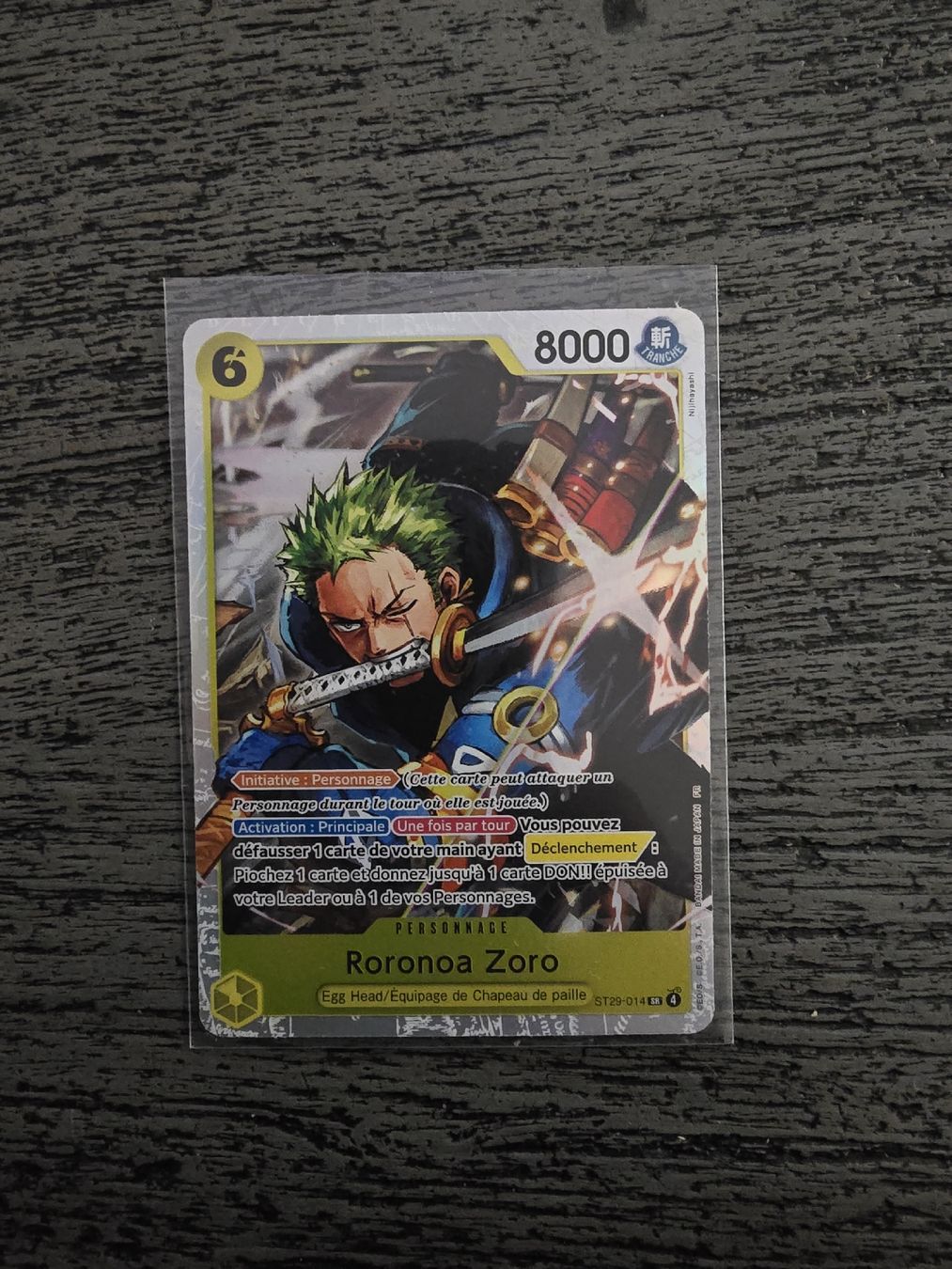 Bandai Carte collezionabili: Carte One Piece Roronoa Zoro ST29-014  – Nuovo (secondo la descrizione) da Bercher venduto da N3cros