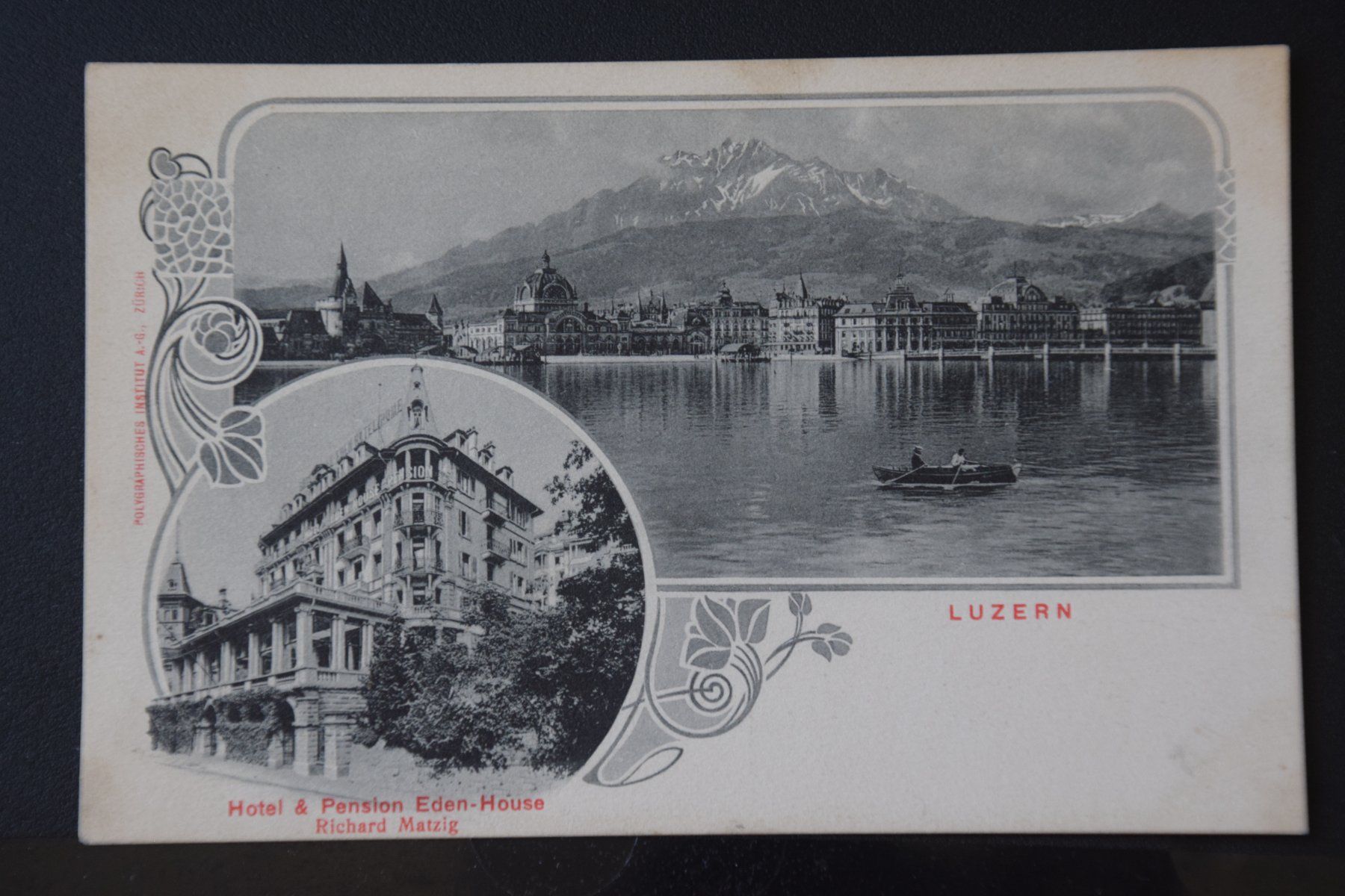 Cartoline postali: AK Luzern, Hotel Eden – Usato da Luzern venduto da CH2018