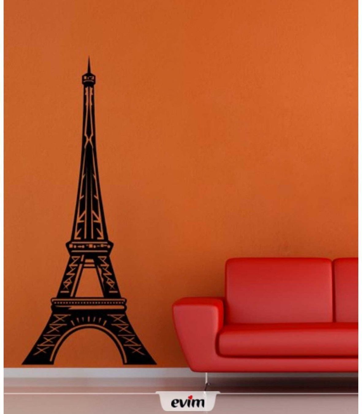 Tessuti: Velours Wandtattoo Eiffelturm 170X74 cm – Nuovo e nell'imballaggio originale da Reinach AG venduto da evimshop
