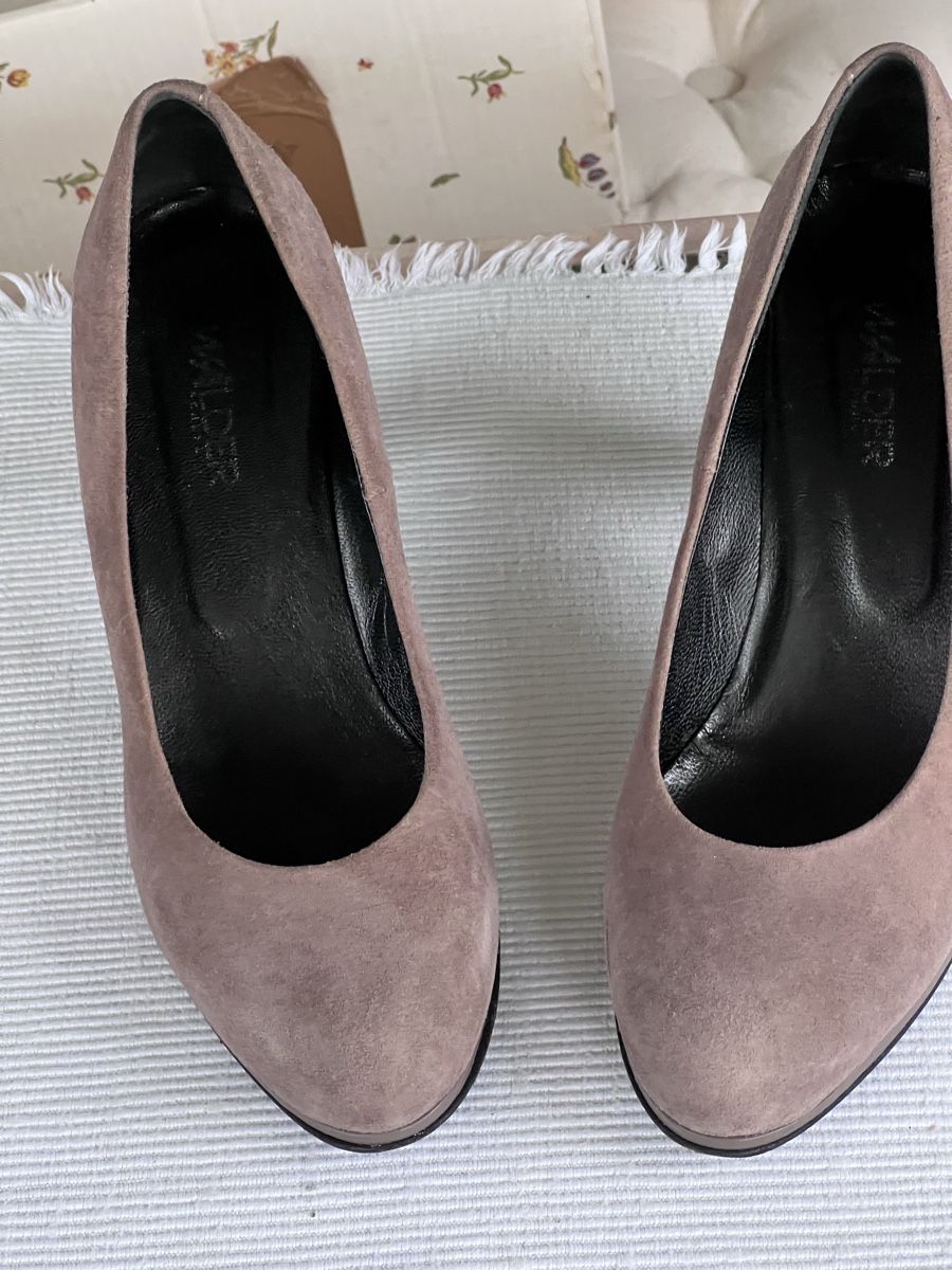 Damenschuhe: Pump 39 Leder graubraun  – Gebraucht aus Richterswil von Luke6 1