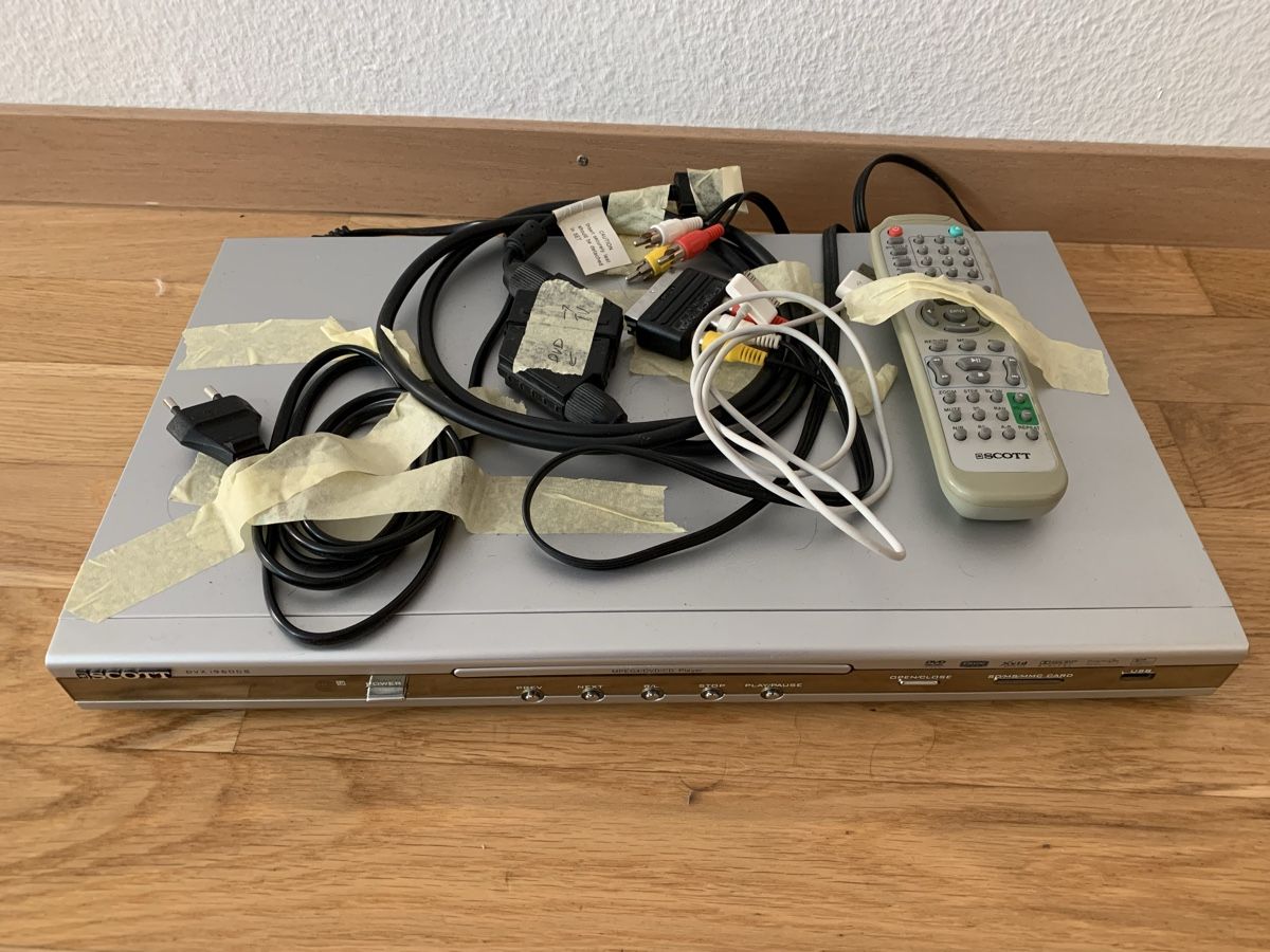 Alle DVDs: DVD-Player Scott Model No. DVX i960CS – Gebraucht aus Bern von mirwie