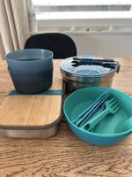 Outdoor Geschirr Set Camping Picknick Picknickset 13 Teile B