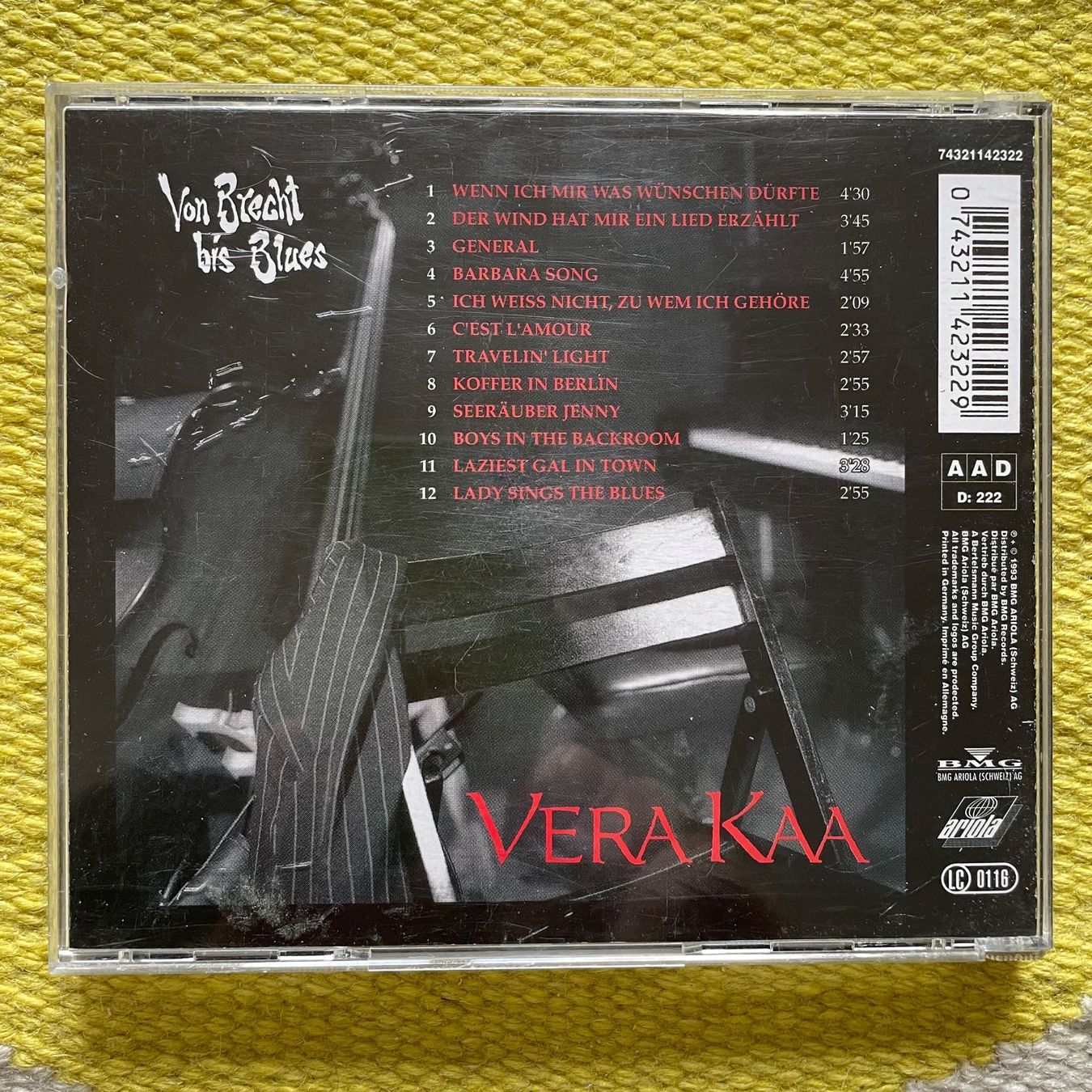 CD: VERA KAA-VON BRECHT BIS BLUES – Usato da Rorschacherberg venduto da CD-Roli 1