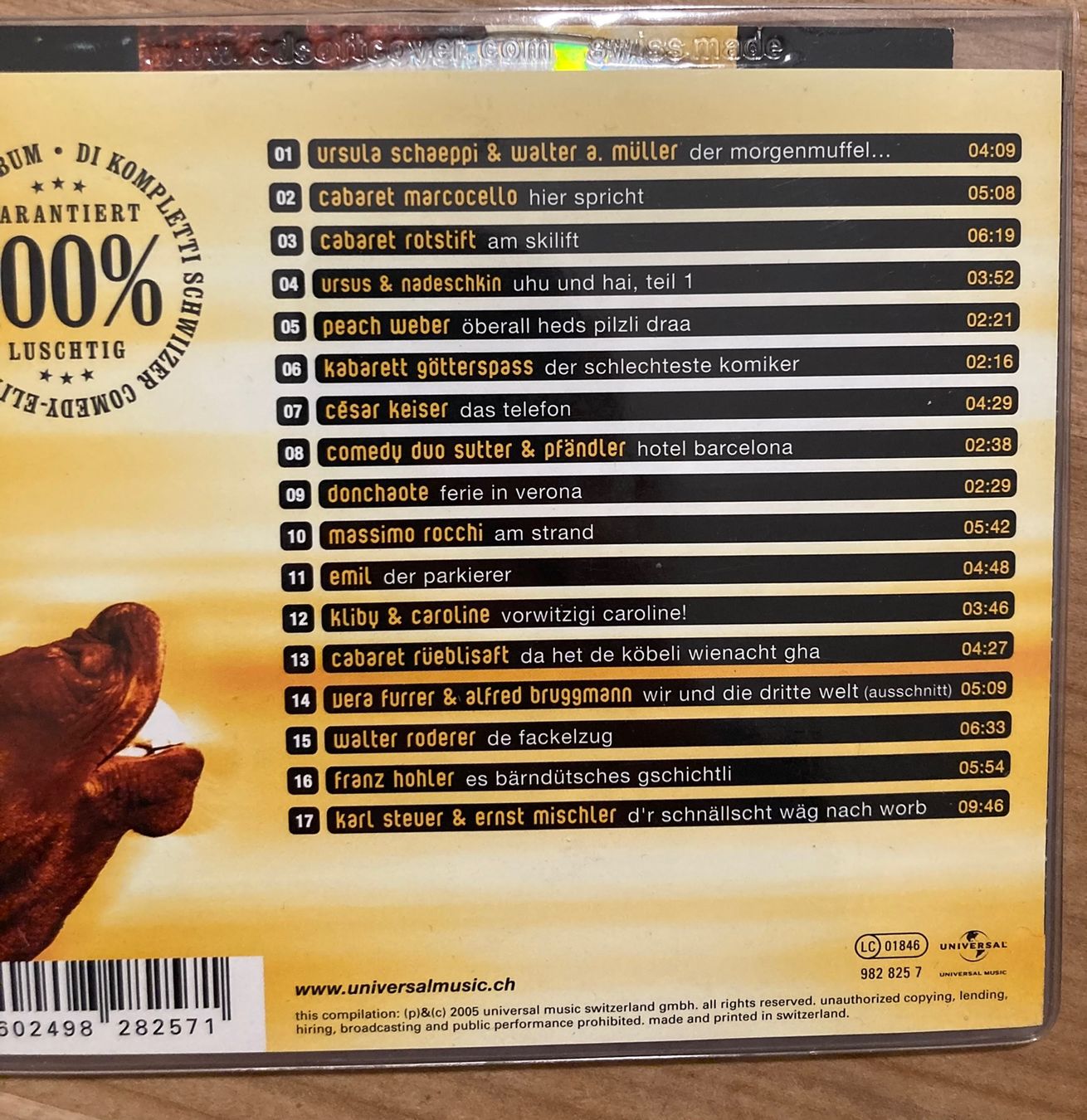 CD: CD: 100% luschtig * Schweizer Comedians – Usato da Basel venduto da AufeinenBlick 2