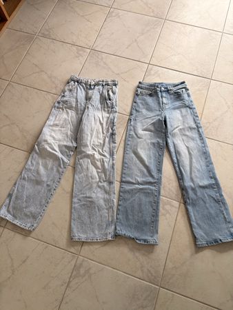 2 Trendige Jeans, Grösse 164 für Mädchen 