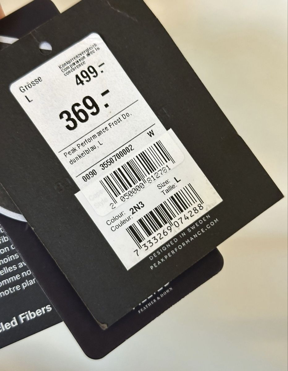 Peak Performance Jacken: Doudoune Peak Performance Frost Down Hood - Taille L - neuve – Neu und originalverpackt aus Hauterive NE von Leo_o 4