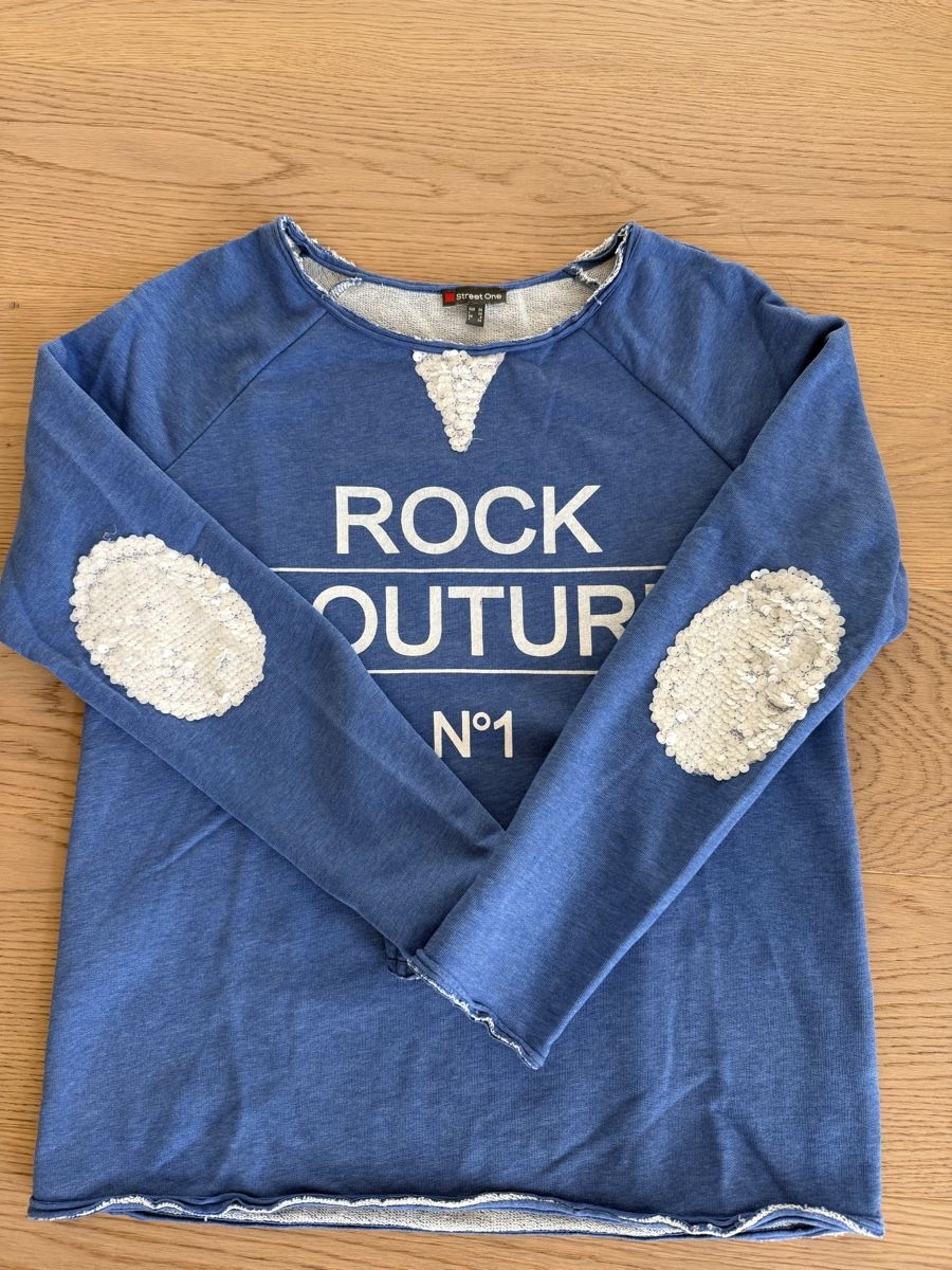 Maglioni & Felpe: Street One Pullover, blau,"Rock Couture N°1" – Usato da Richterswil venduto da KAYLEIGH_77 3
