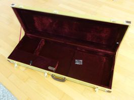 HARD CASE KOFFER TWEED FÜR STRATOCASTER TELECASTER NO FENDER