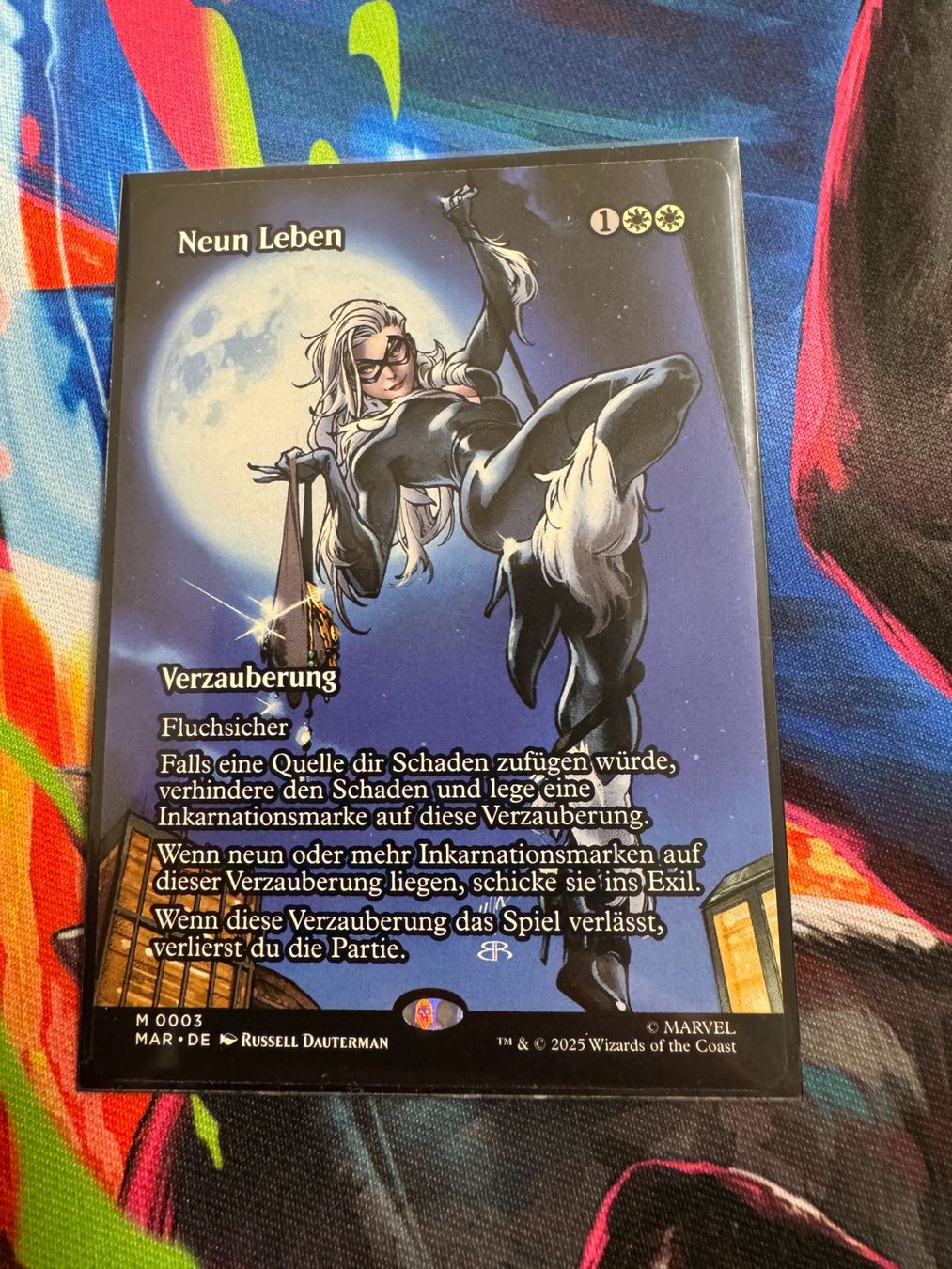 Magic The Gathering Sammelbilder & Trading cards: Neun Leben - Marvel's Spider-Man - Magic – Neu (gemäss Beschreibung) aus Bülach von Pfrenzel