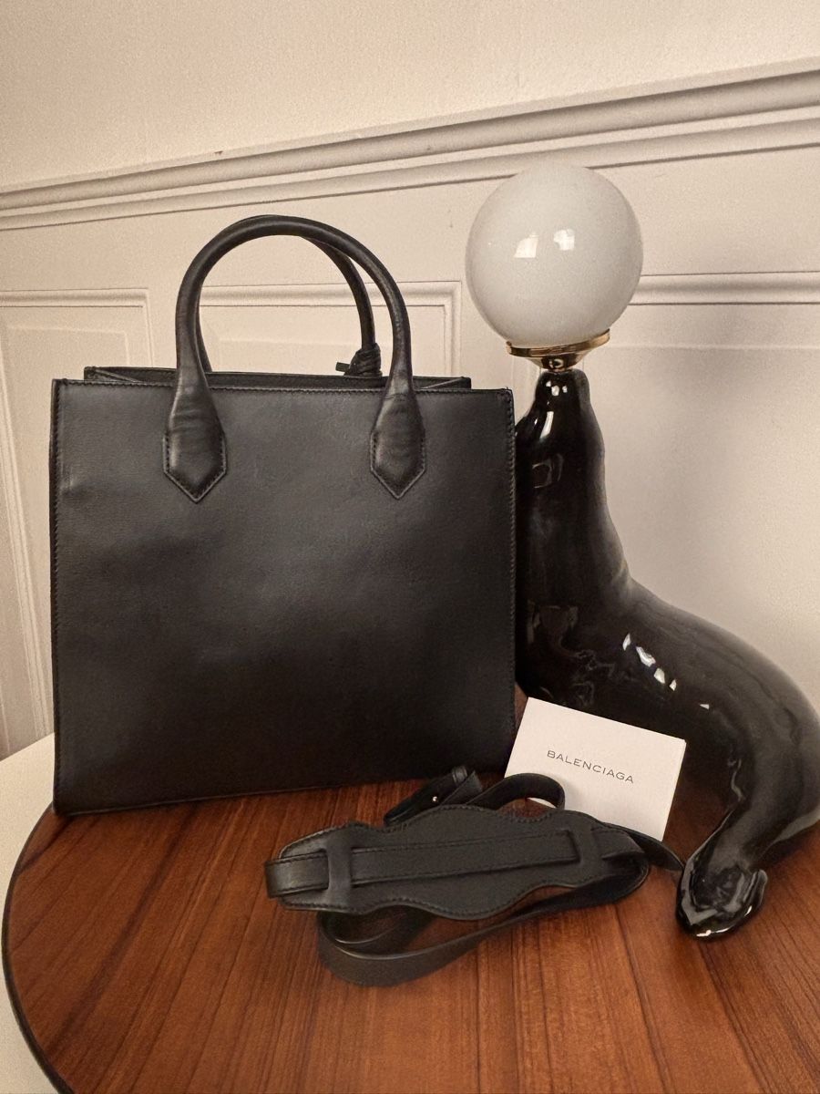 Balenciaga Borse da donna: Balenciaga Python Handbag Black Purple  - Like New – Usato da Winterthur venduto da Atelier.W.Maison 3