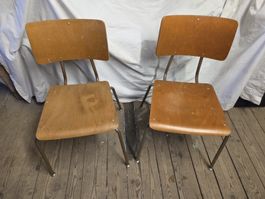 50er designer Holzstühle