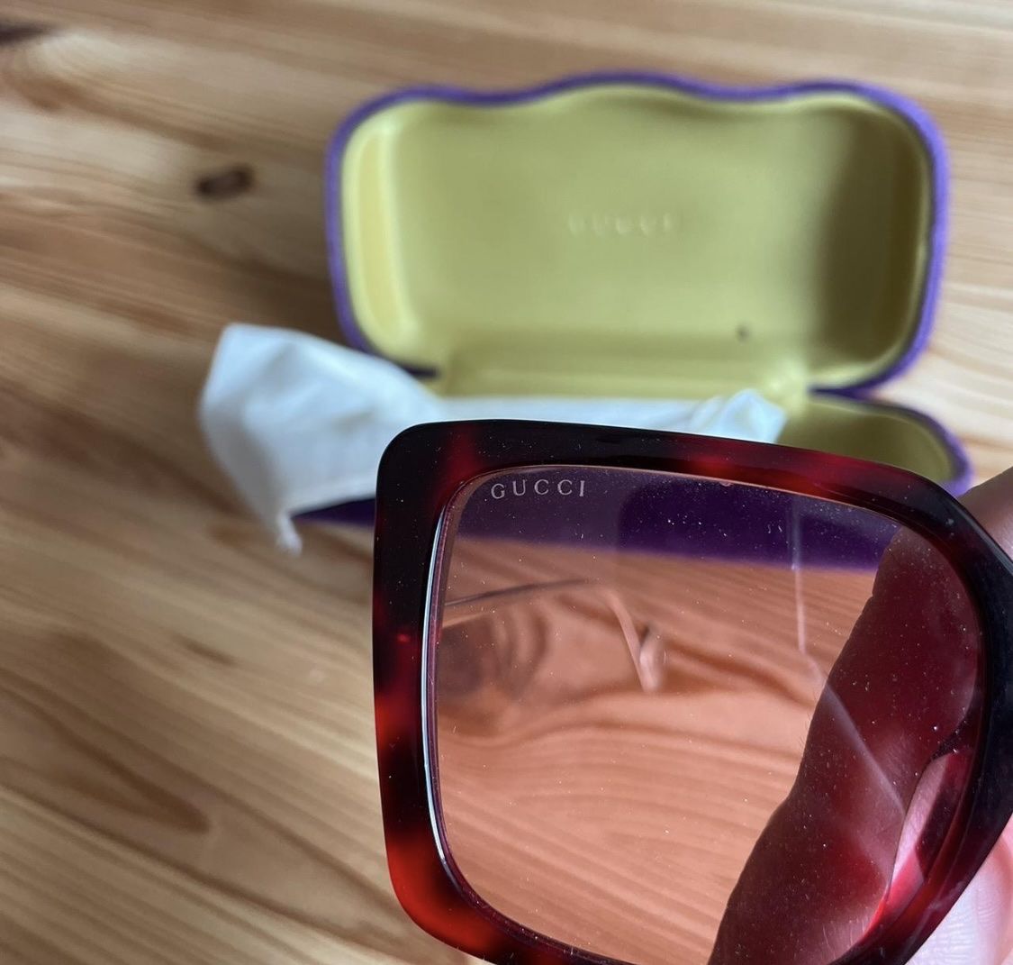 Gucci Occhiali & Lenti: Gucci Sunglasses - Red Tortoise Shell - Like New! – Nuovo (secondo la descrizione) da Chur venduto da Abbybaumgartner 2