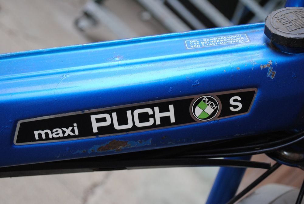 Puch Maxi S Blau Mofa Töffli Original >Spezal Modell: USA