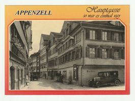 Postkarte Altstadt, Hauptgasse "So War Es Einmal" (REPRO)