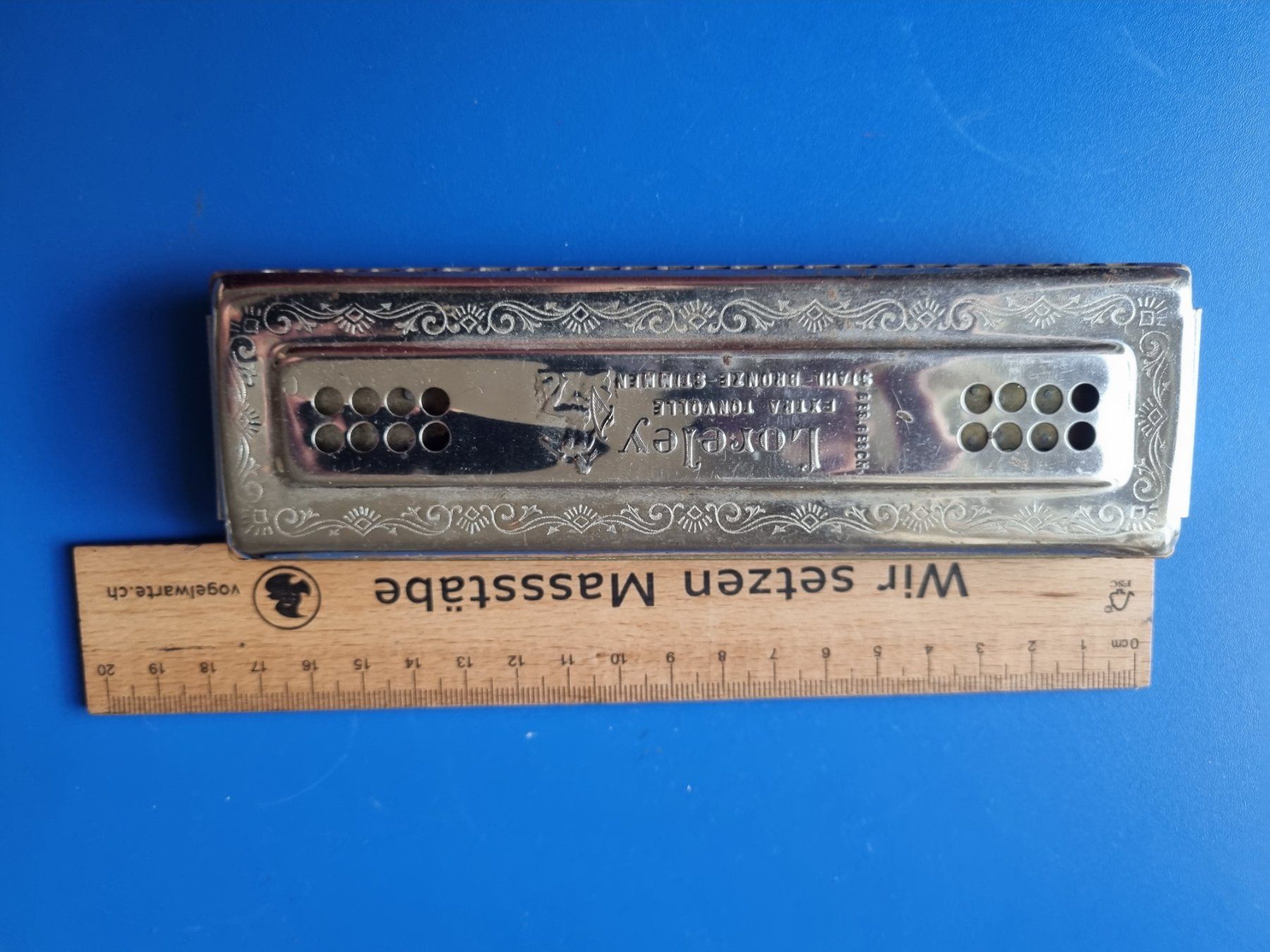 Strumenti musicali: Mundharmonika Loreley Chr. Messner & Co – Usato da Schaffhausen venduto da Leveron13 6