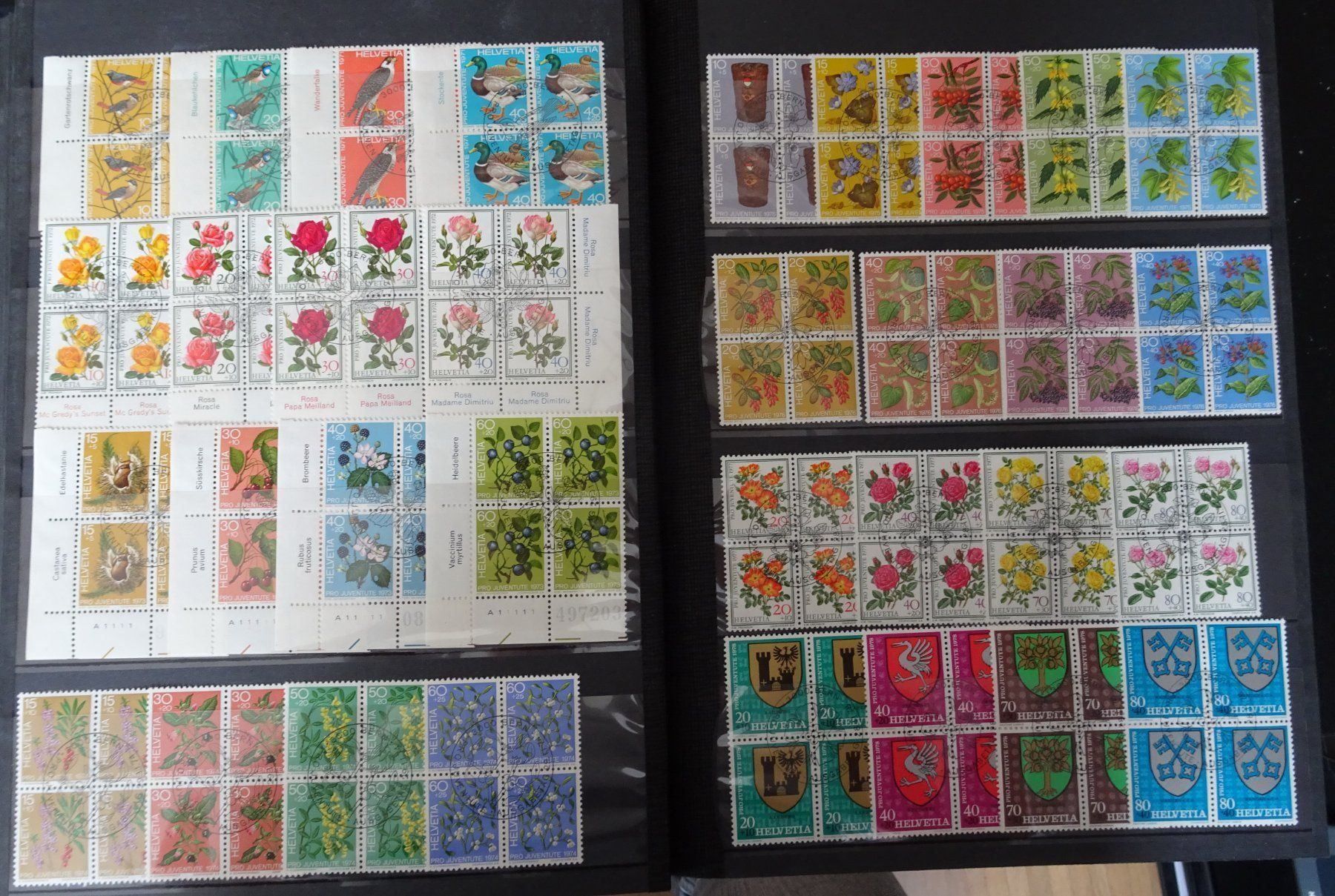 Tutti i francobolli: Briefmarken Viererblücke PJ + PP – Usato da Feldbrunnen venduto da MarcusSO 3