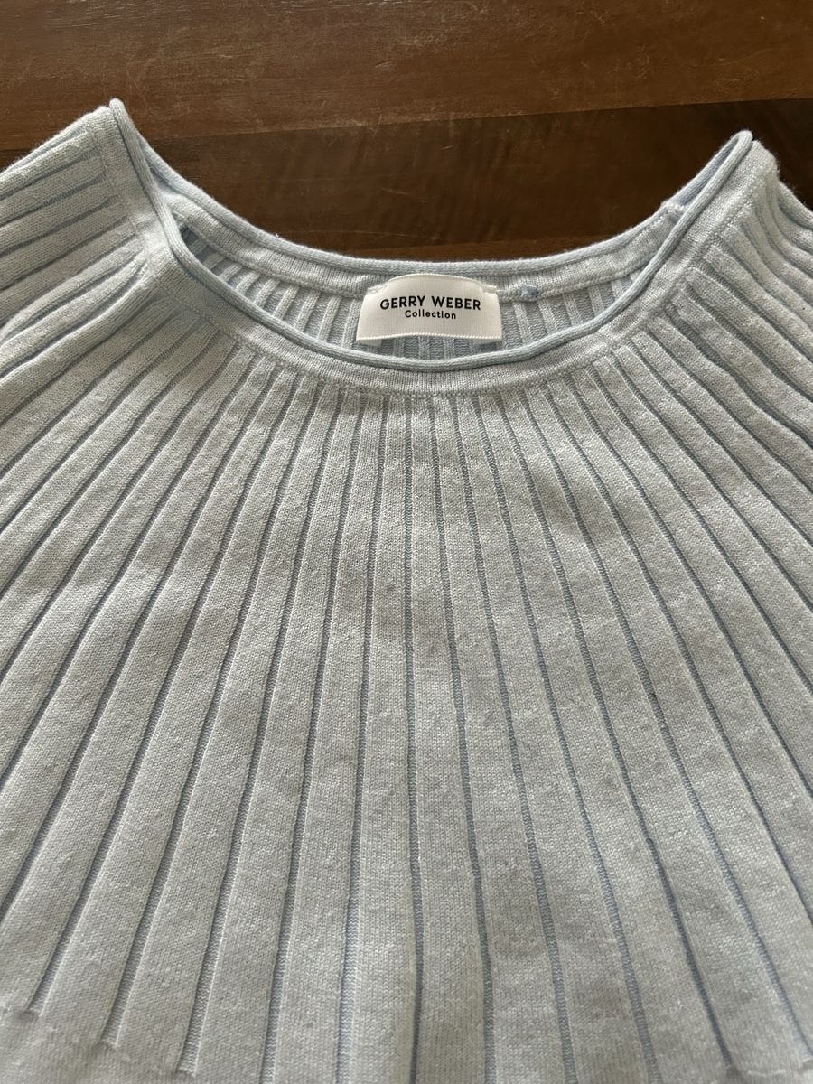 Gerry Weber Maglioni & Felpe: Gerry Weber Feinstrick Pullover Hellblau Pastell – Usato da Balsthal venduto da LaLiLu77 1