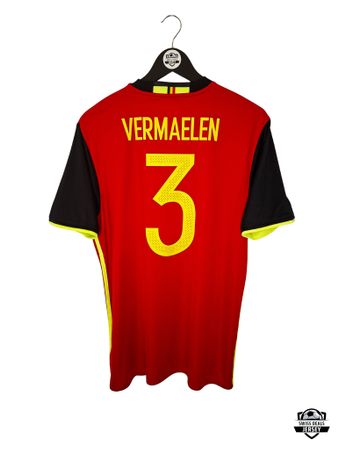 VERMAELEN #3 Original Belgium 2016-17 Home Trikot