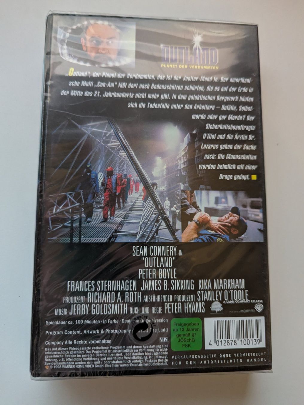 Tutti i VHS: Outland - Sean Connery - VHS OVP versiegelt – Nuovo e nell'imballaggio originale da Hünenberg See venduto da SpecialEditionGaming 1