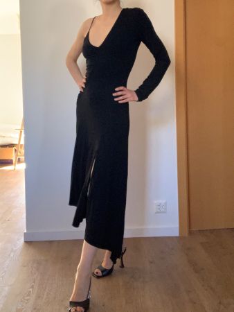Robe asymétrique  avec fente et body intégré Michael Kors